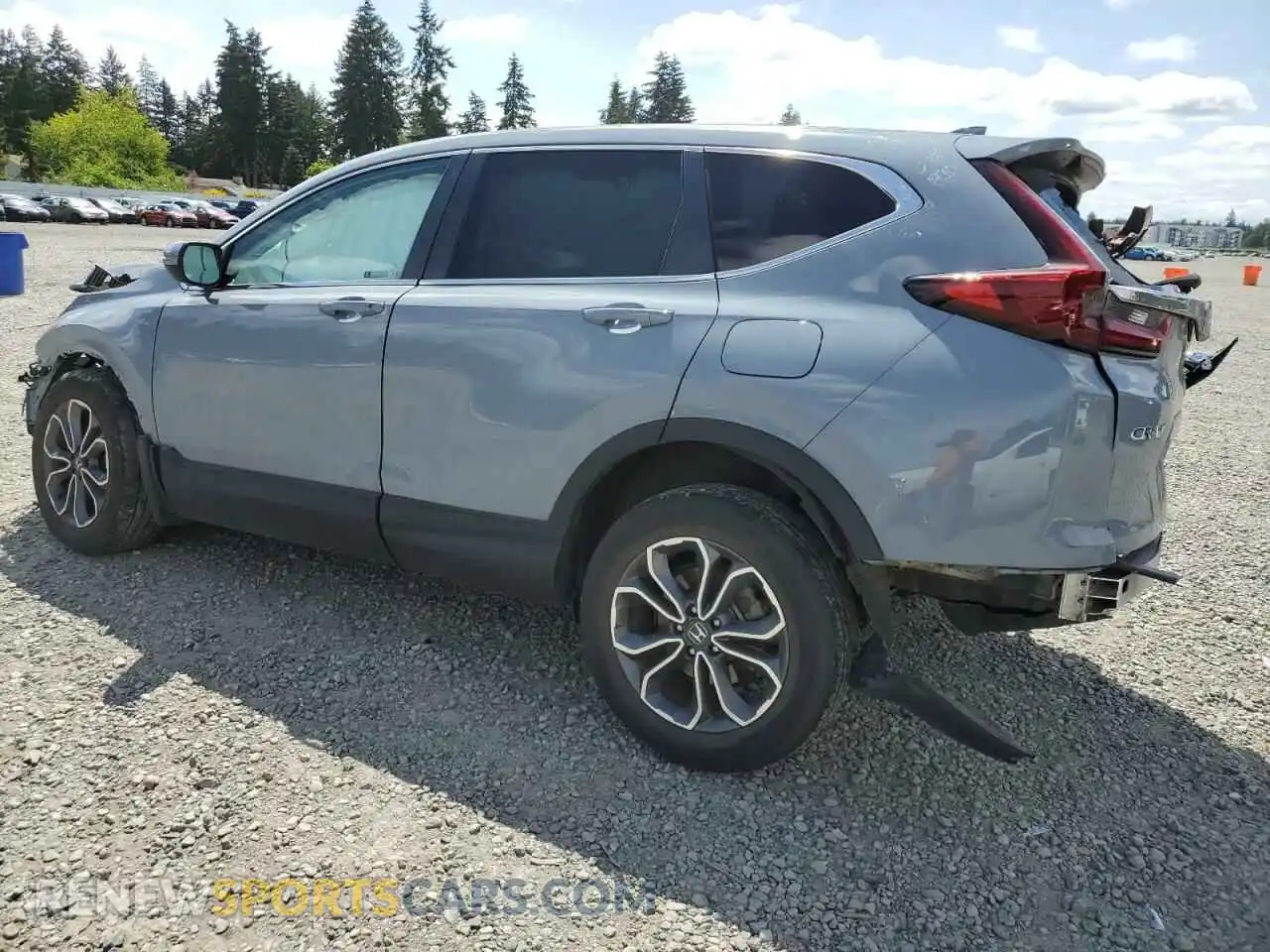2 Photograph of a damaged car 2HKRW2H5XMH635186 HONDA CRV 2021