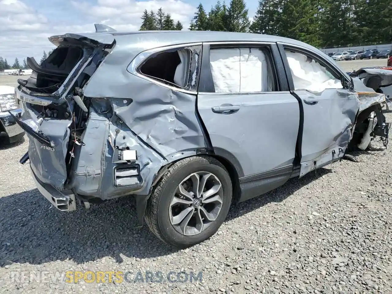 3 Photograph of a damaged car 2HKRW2H5XMH635186 HONDA CRV 2021