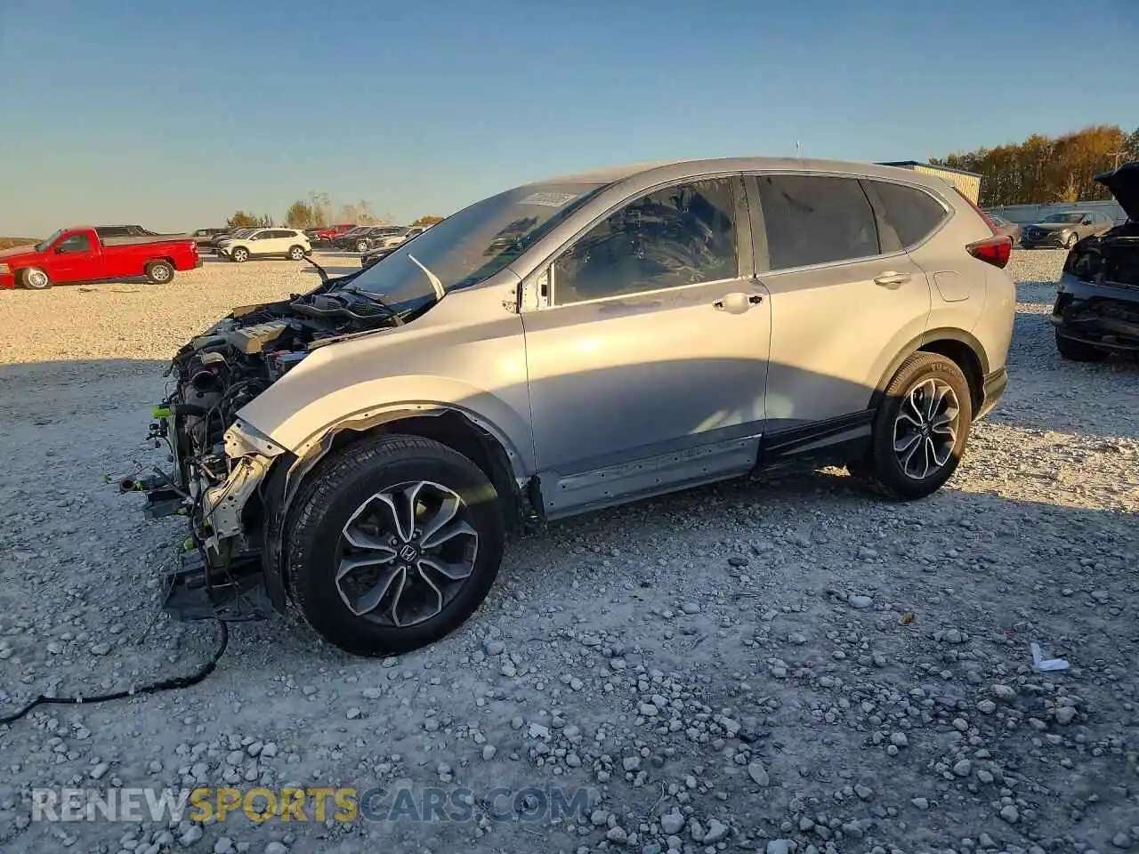 1 fotografías del automóvil dañado 2HKRW2H5XMH645281 HONDA CRV 2021