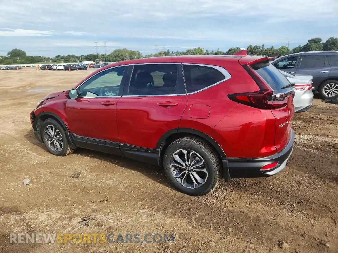 2 Photograph of a damaged car 2HKRW2H5XMH672609 HONDA CRV 2021