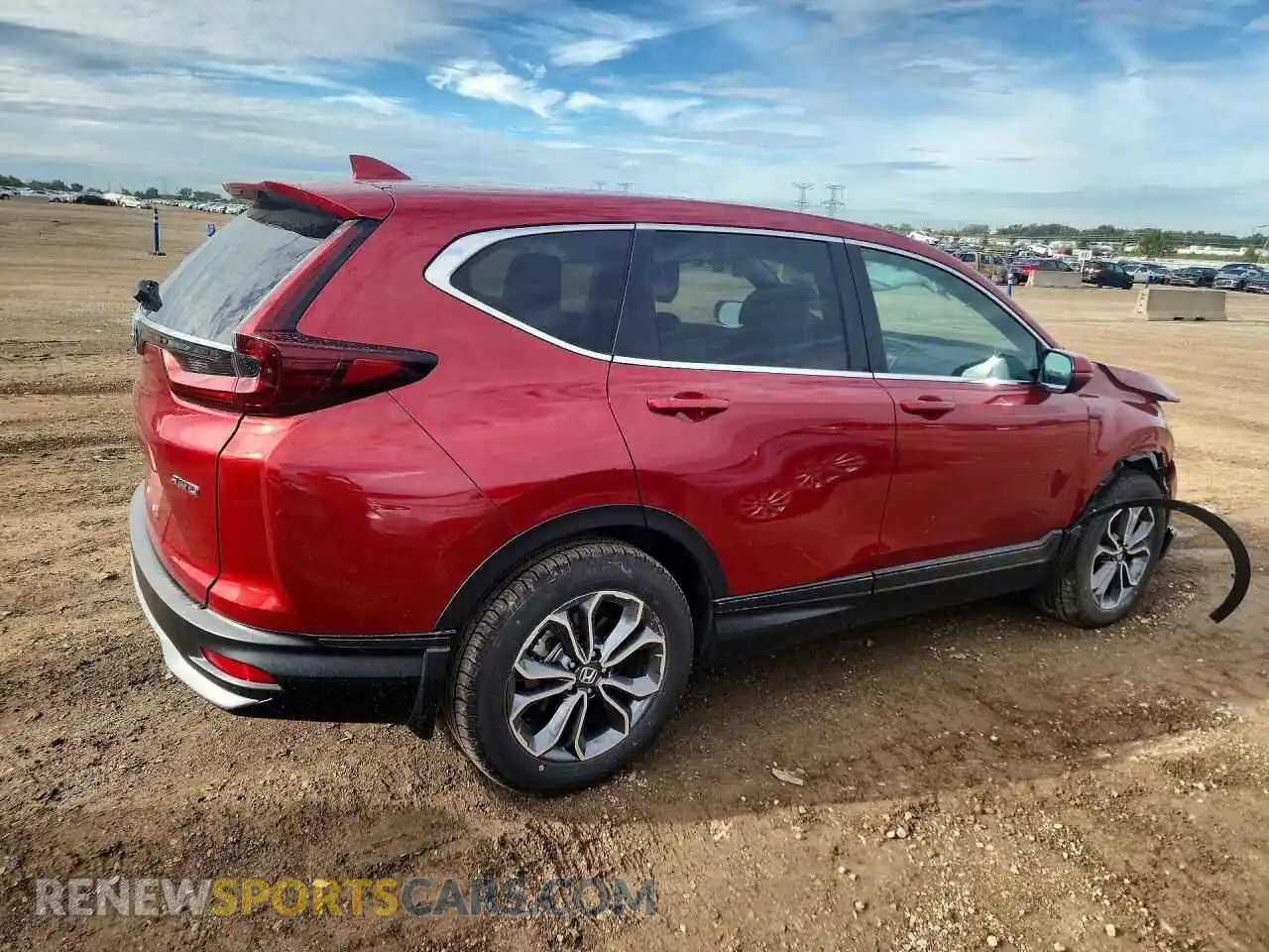 3 Photograph of a damaged car 2HKRW2H5XMH672609 HONDA CRV 2021