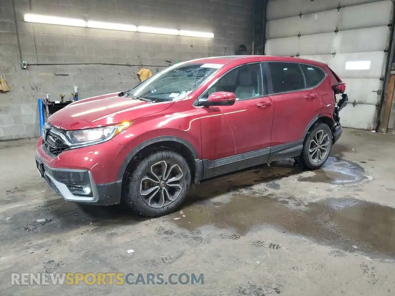 1 Photograph of a damaged car 2HKRW2H80MH603423 HONDA CRV 2021