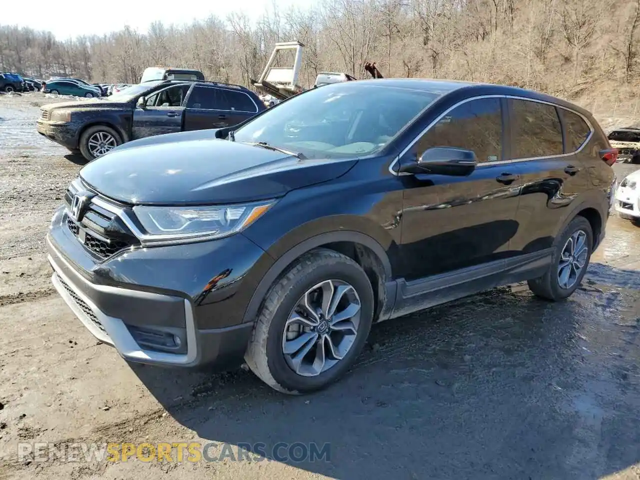 1 Photograph of a damaged car 2HKRW2H81MH653148 HONDA CRV 2021