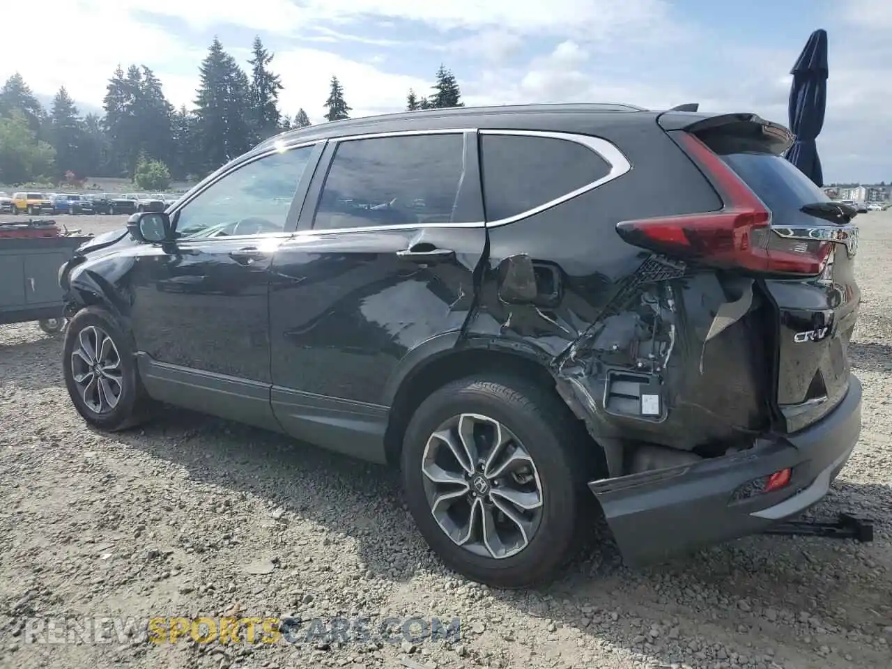 2 Photograph of a damaged car 2HKRW2H81MH674579 HONDA CRV 2021