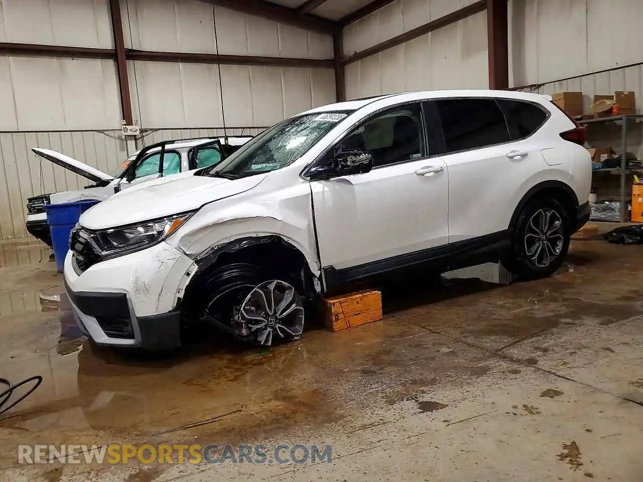 1 Photograph of a damaged car 2HKRW2H81MH682391 HONDA CRV 2021