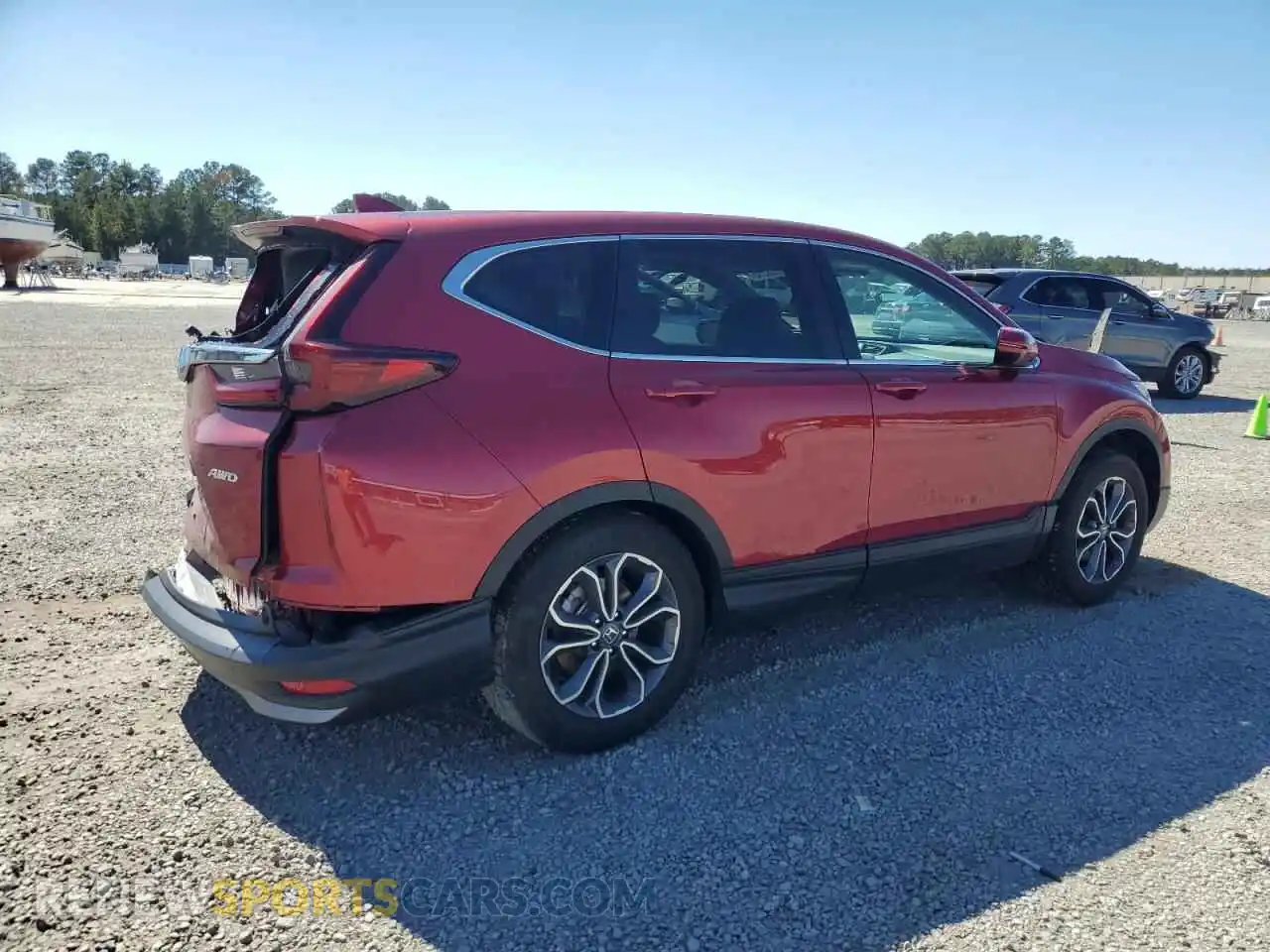 3 Photograph of a damaged car 2HKRW2H82MH683159 HONDA CRV 2021
