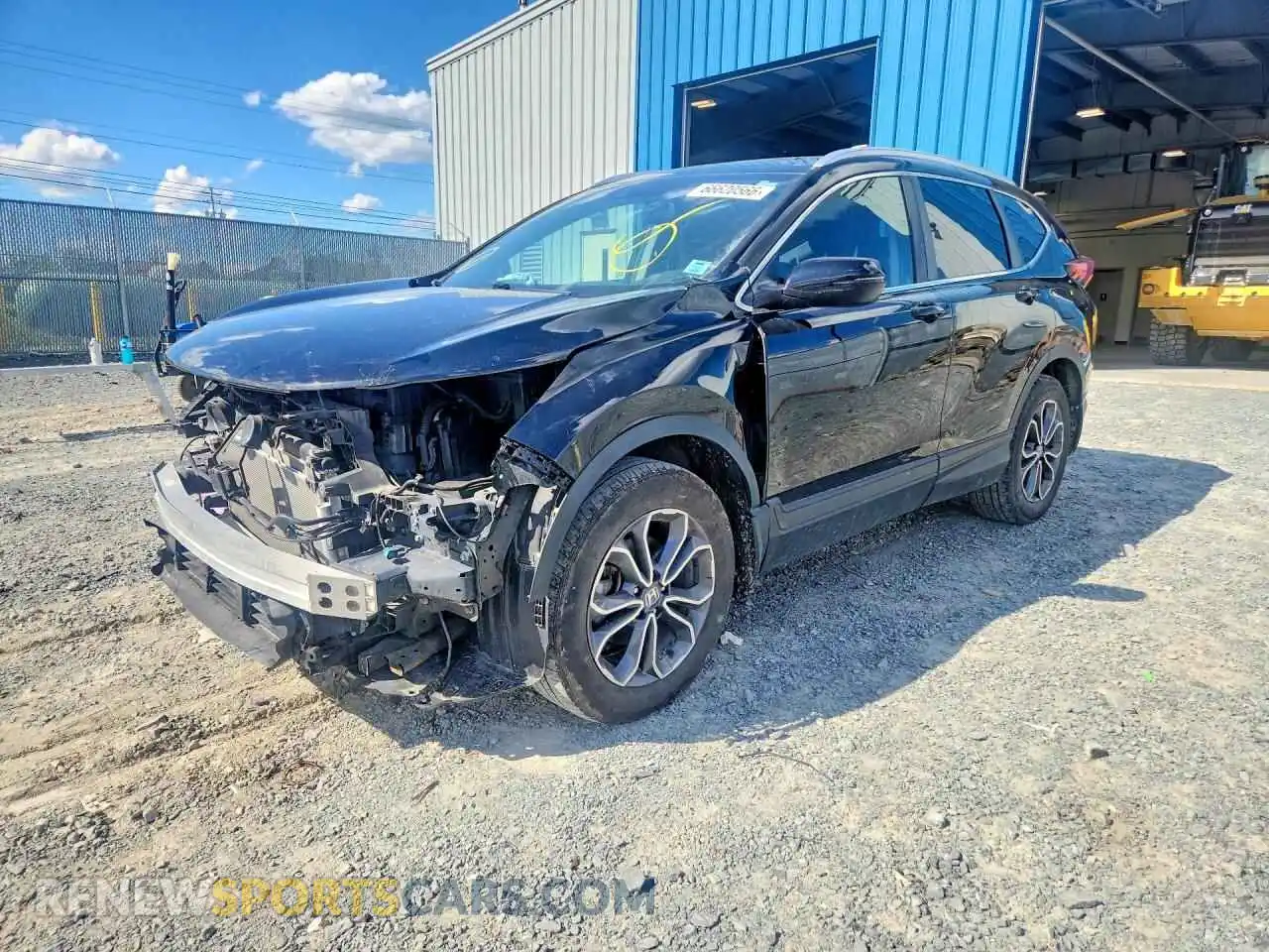 1 Photograph of a damaged car 2HKRW2H83MH219183 HONDA CRV 2021