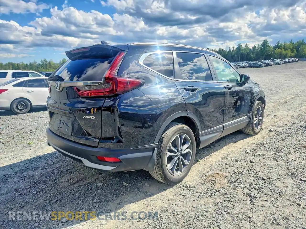 3 Photograph of a damaged car 2HKRW2H83MH219183 HONDA CRV 2021