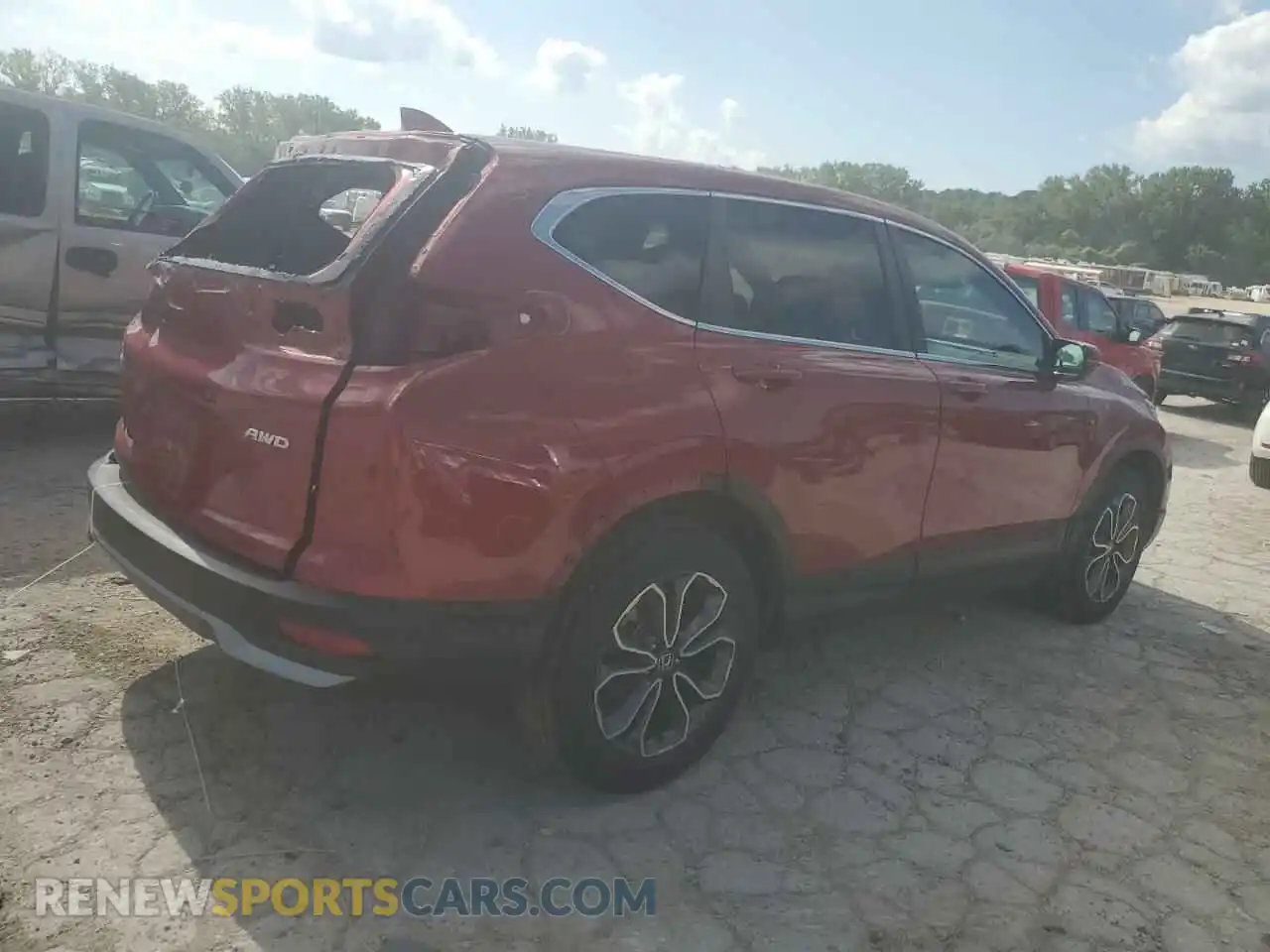 3 Фотография поврежденного автомобиля 2HKRW2H83MH608857 HONDA CRV 2021
