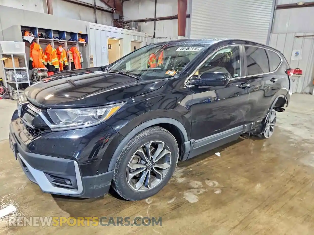 1 Photograph of a damaged car 2HKRW2H83MH630552 HONDA CRV 2021