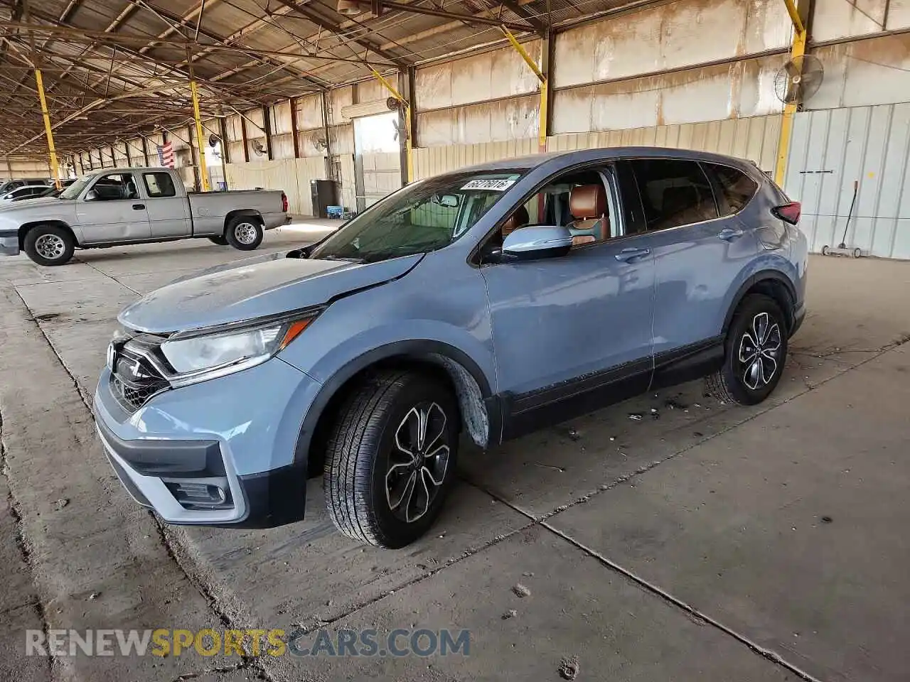 1 Photograph of a damaged car 2HKRW2H83MH649800 HONDA CRV 2021