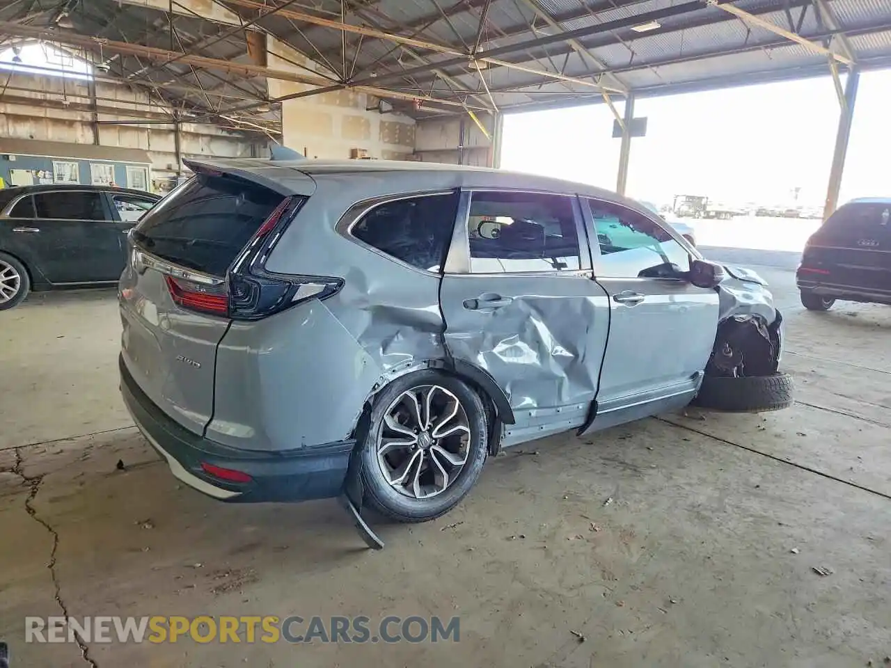 3 Photograph of a damaged car 2HKRW2H83MH649800 HONDA CRV 2021