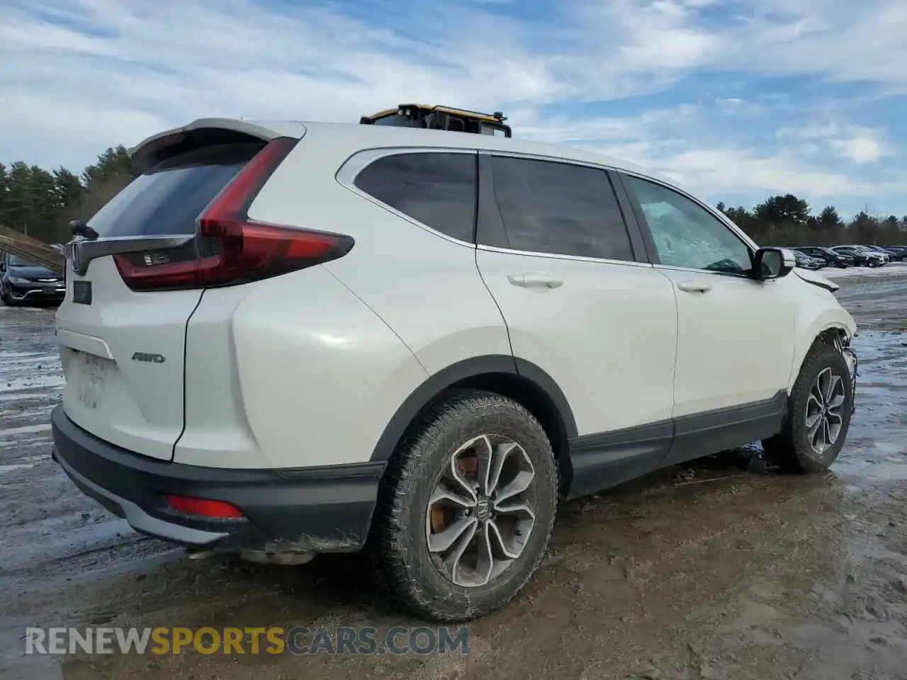 3 Photograph of a damaged car 2HKRW2H84MH616790 HONDA CRV 2021