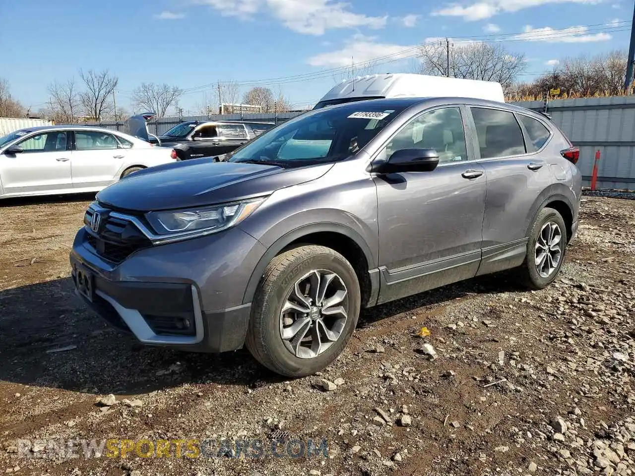 1 Photograph of a damaged car 2HKRW2H84MH673703 HONDA CRV 2021