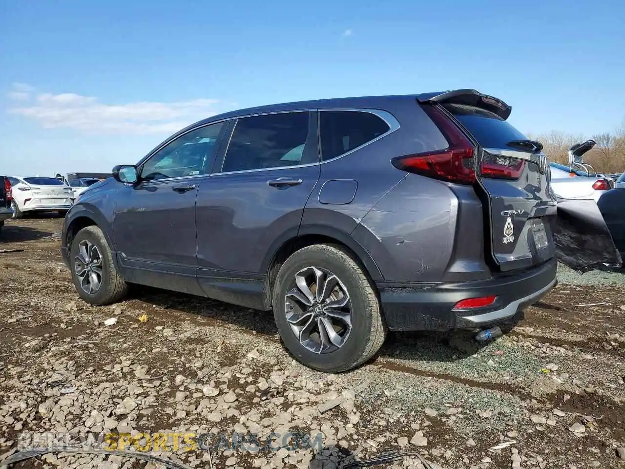 2 Photograph of a damaged car 2HKRW2H84MH673703 HONDA CRV 2021