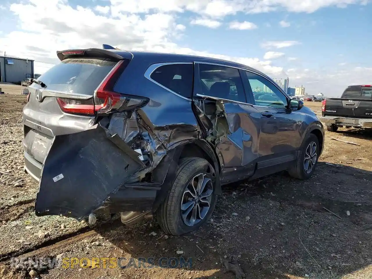 3 Photograph of a damaged car 2HKRW2H84MH673703 HONDA CRV 2021