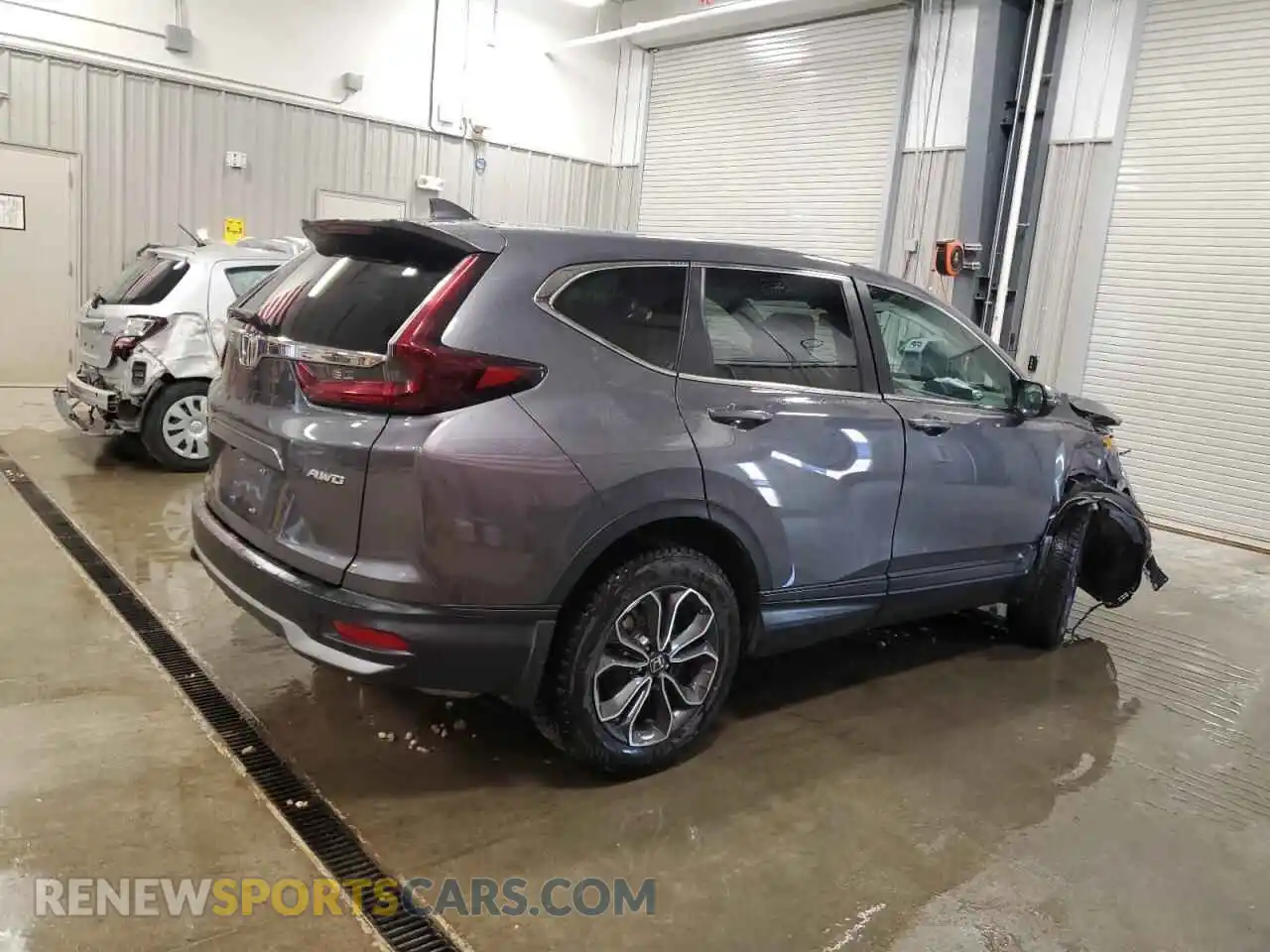 3 Photograph of a damaged car 2HKRW2H85MH603031 HONDA CRV 2021