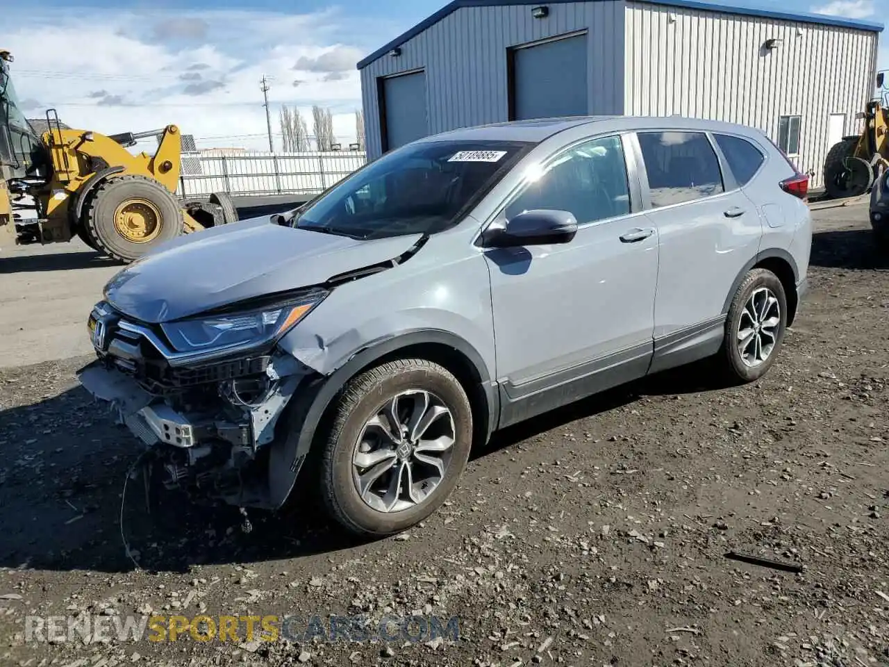 1 Photograph of a damaged car 2HKRW2H85MH612702 HONDA CRV 2021