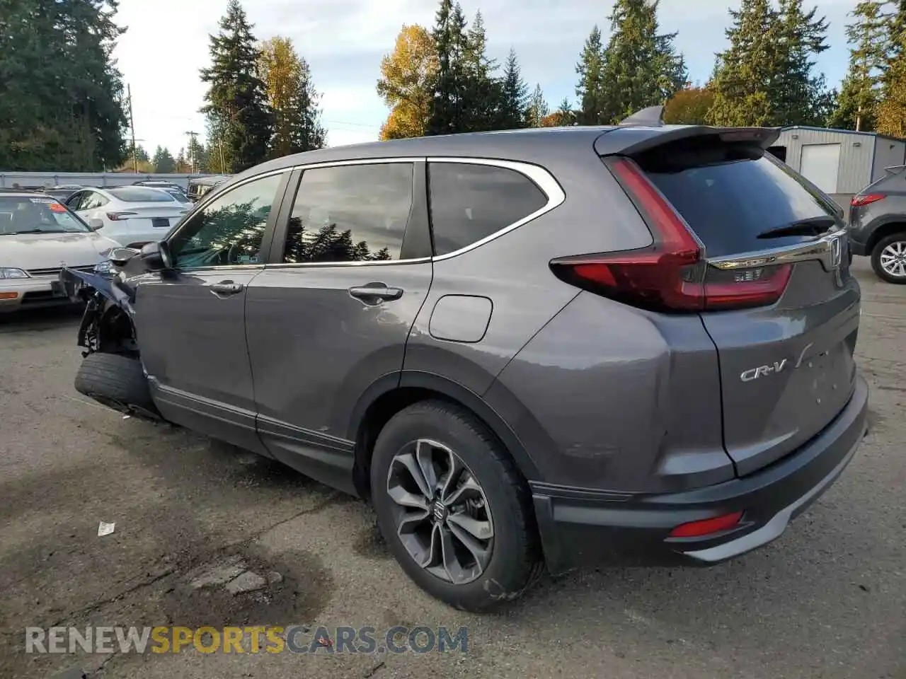 2 Photograph of a damaged car 2HKRW2H85MH614420 HONDA CRV 2021