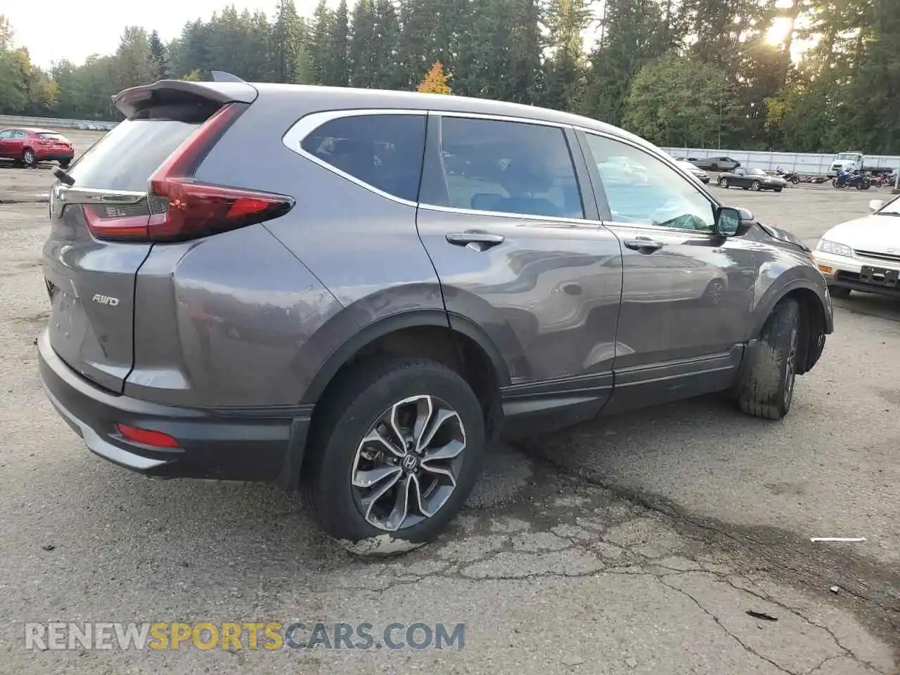 3 Photograph of a damaged car 2HKRW2H85MH614420 HONDA CRV 2021