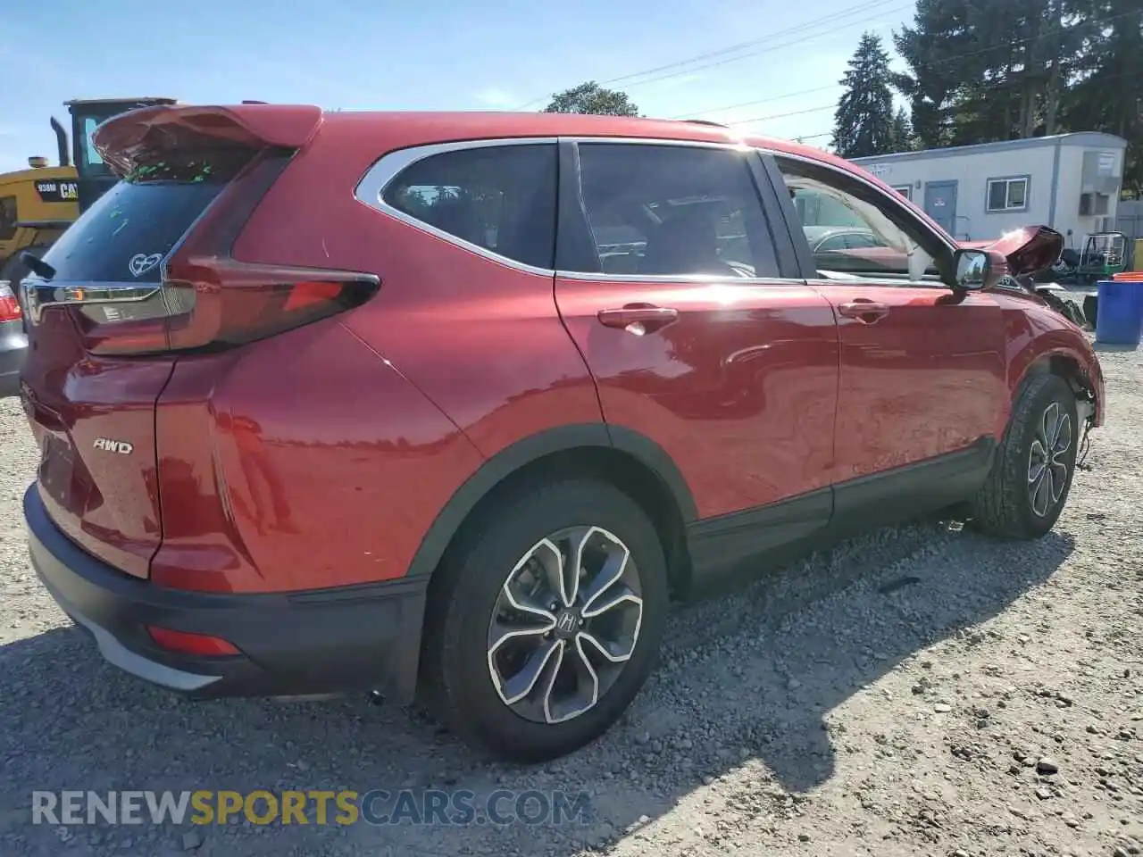 3 Photograph of a damaged car 2HKRW2H85MH647496 HONDA CRV 2021