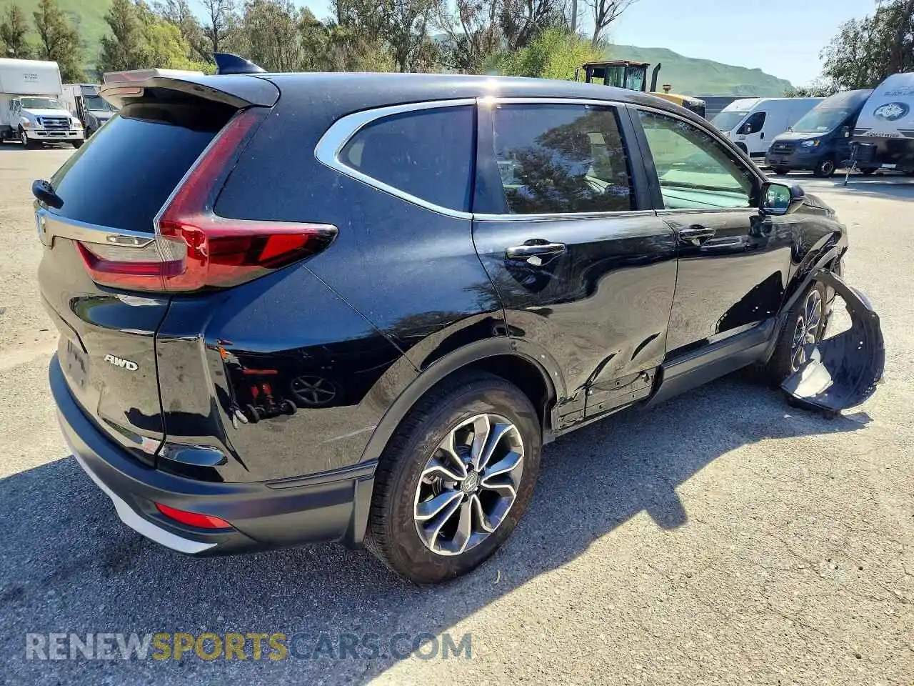 3 Photograph of a damaged car 2HKRW2H86MH623935 HONDA CRV 2021