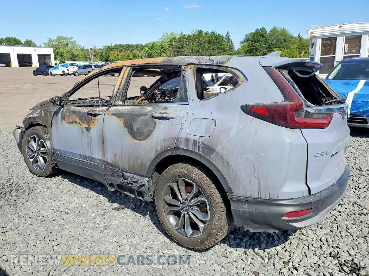 2 Фотография поврежденного автомобиля 2HKRW2H86MH681267 HONDA CRV 2021