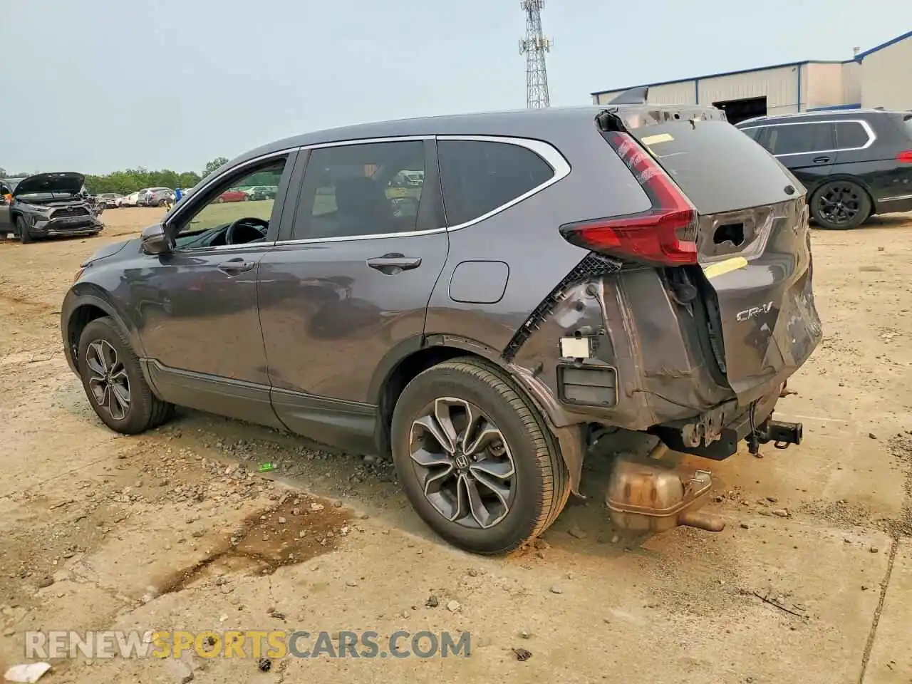 2 fotografías del automóvil dañado 2HKRW2H87MH603483 HONDA CRV 2021