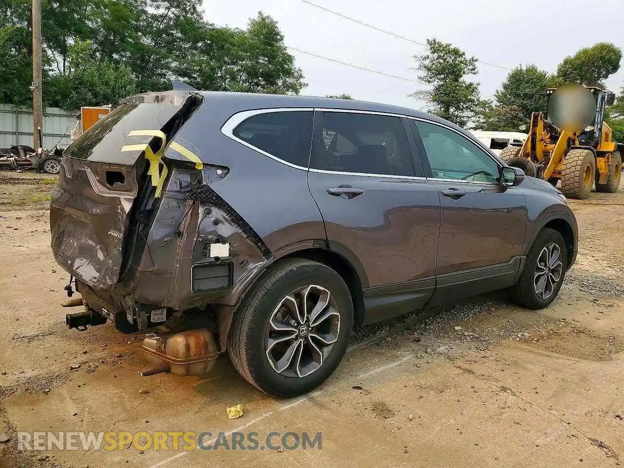 3 fotografías del automóvil dañado 2HKRW2H87MH603483 HONDA CRV 2021