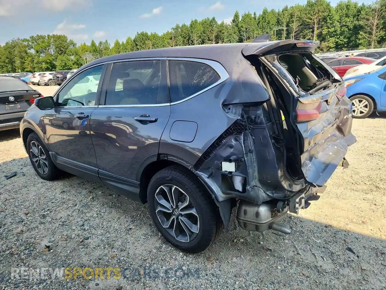 2 Photograph of a damaged car 2HKRW2H87MH672464 HONDA CRV 2021