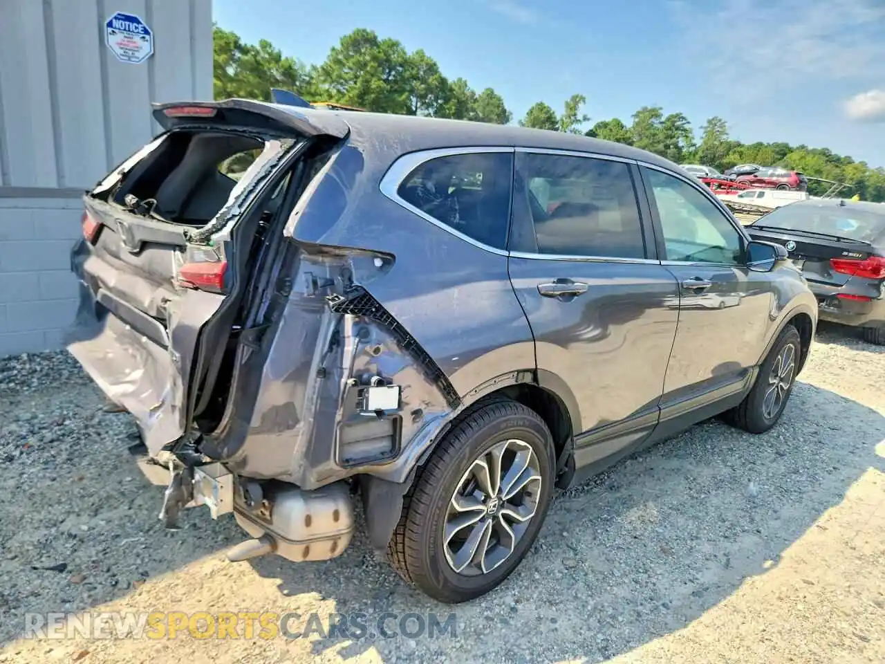 3 Photograph of a damaged car 2HKRW2H87MH672464 HONDA CRV 2021