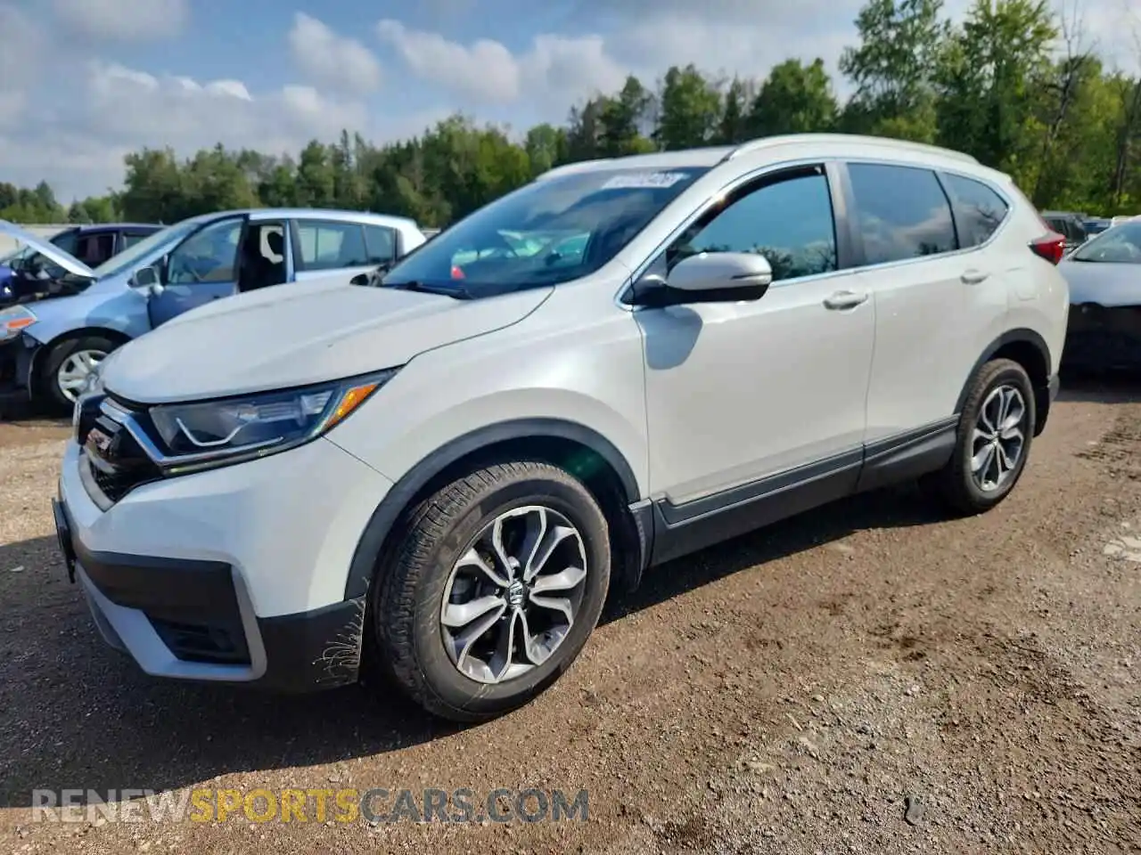 1 Photograph of a damaged car 2HKRW2H89MH237722 HONDA CRV 2021