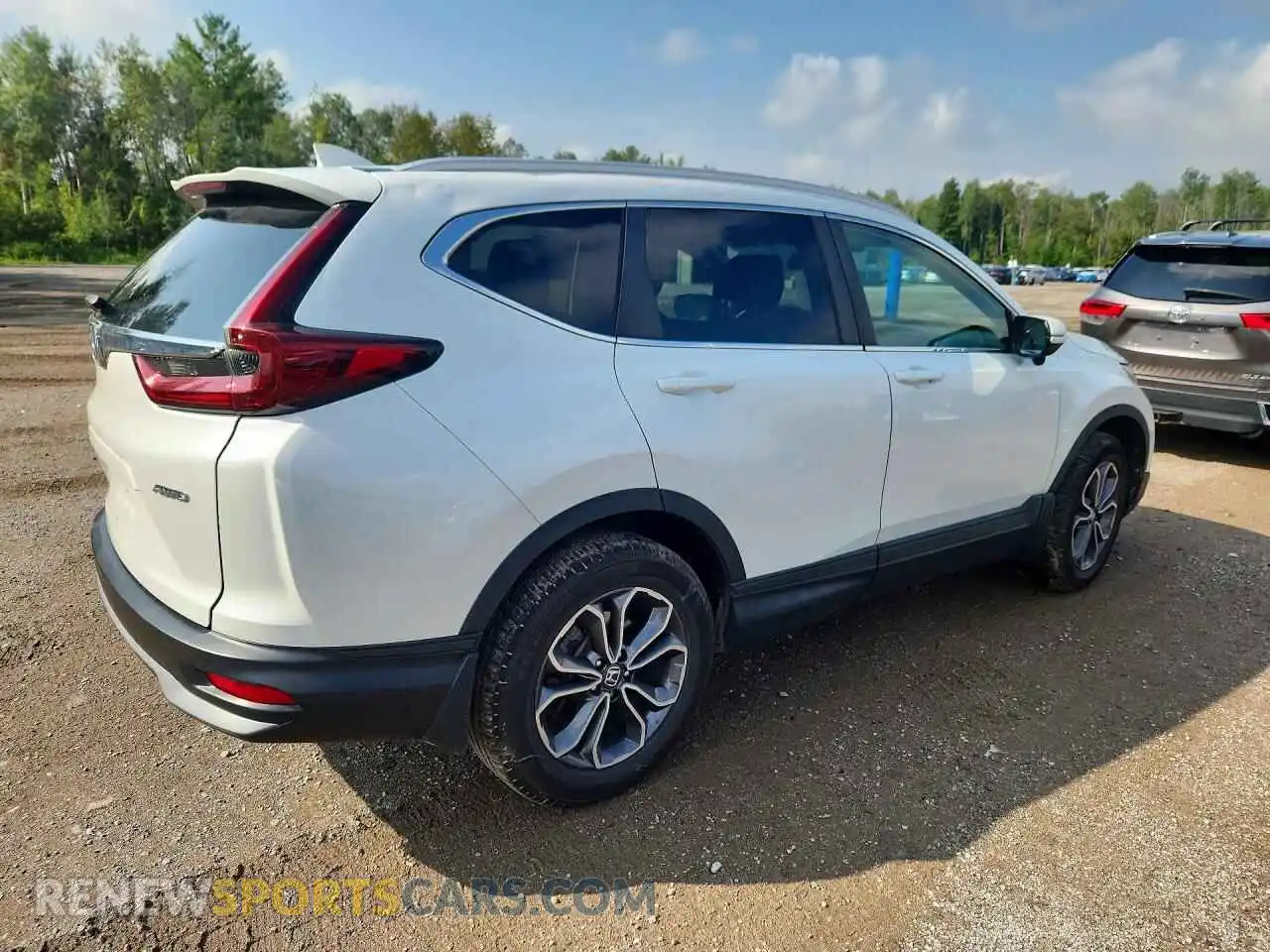 3 Photograph of a damaged car 2HKRW2H89MH237722 HONDA CRV 2021