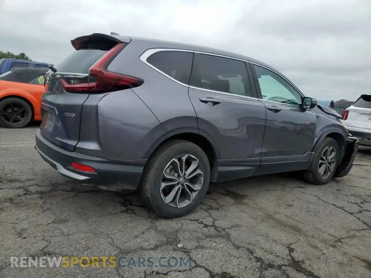 3 Photograph of a damaged car 2HKRW2H8XMH601792 HONDA CRV 2021