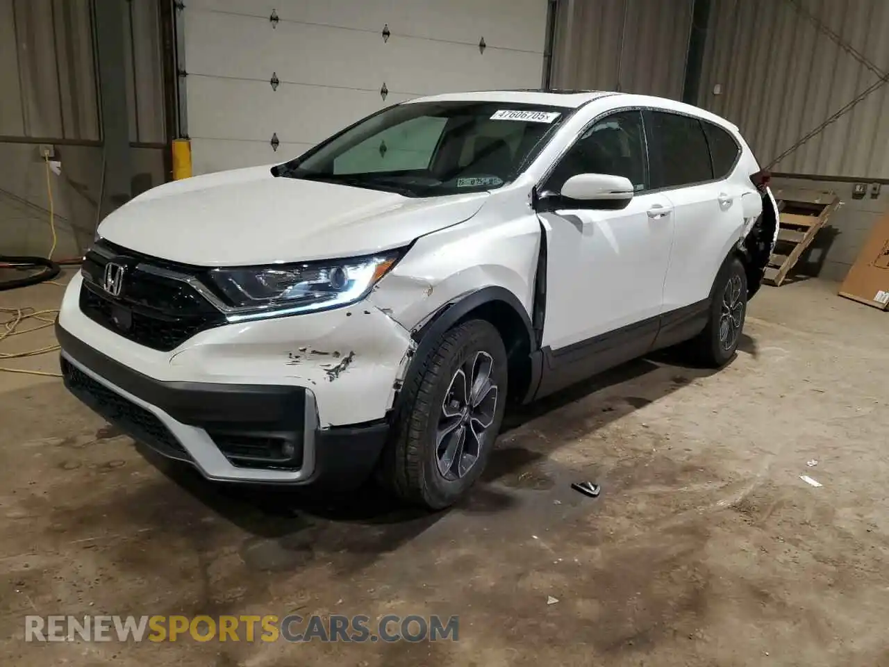 1 Photograph of a damaged car 2HKRW2H8XMH620181 HONDA CRV 2021