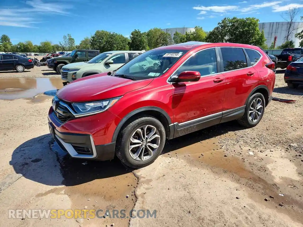1 Photograph of a damaged car 2HKRW2H8XMH685337 HONDA CRV 2021