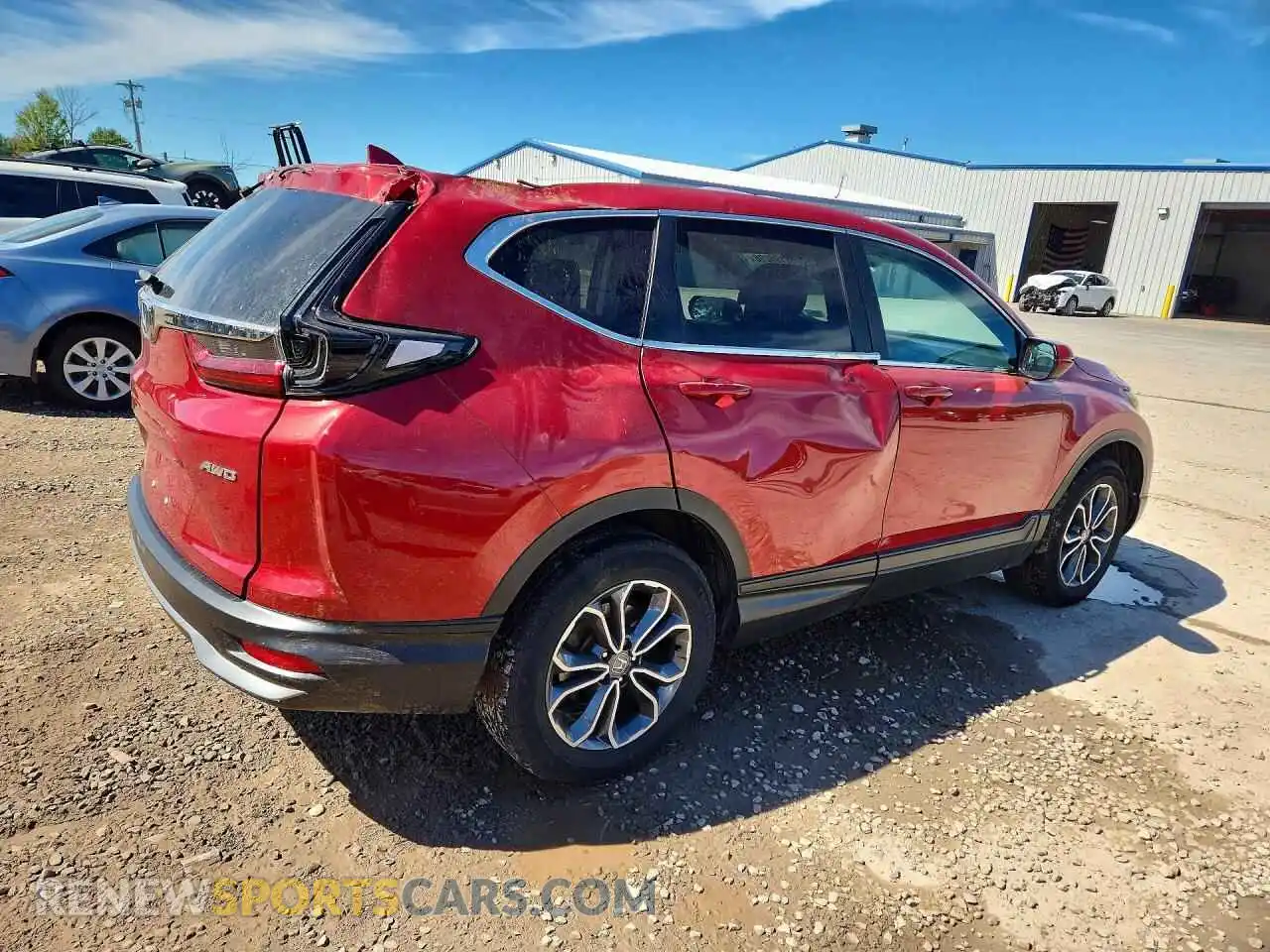 3 Photograph of a damaged car 2HKRW2H8XMH685337 HONDA CRV 2021