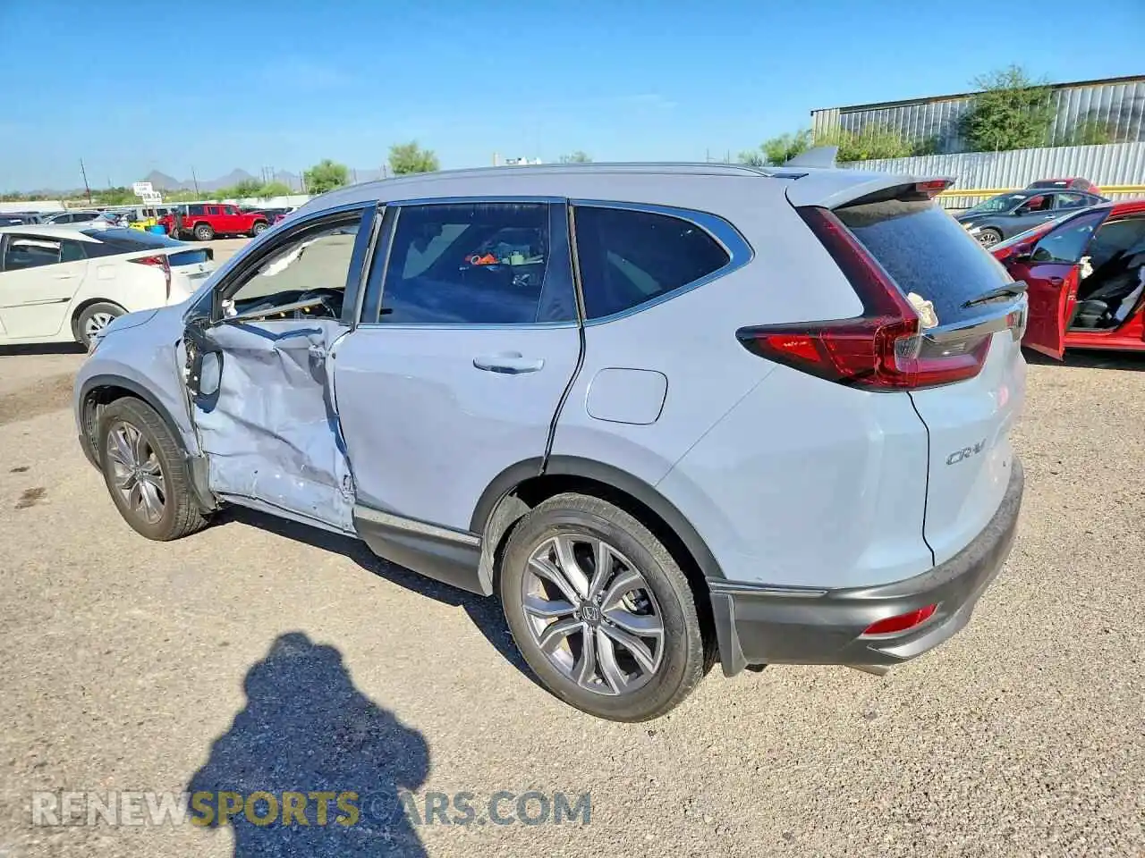 2 Photograph of a damaged car 2HKRW2H90MH627620 HONDA CRV 2021