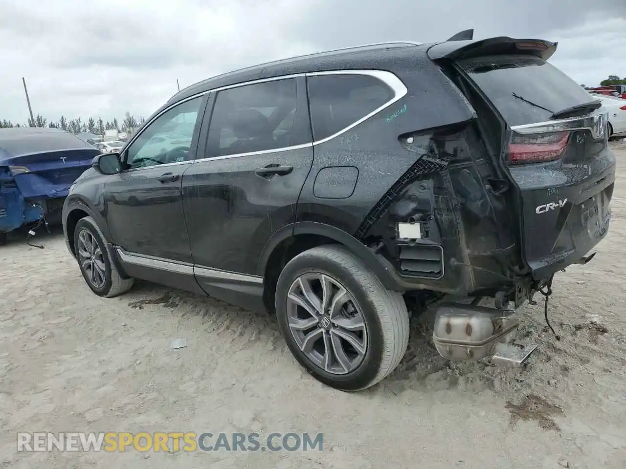 2 Photograph of a damaged car 2HKRW2H90MH683945 HONDA CRV 2021