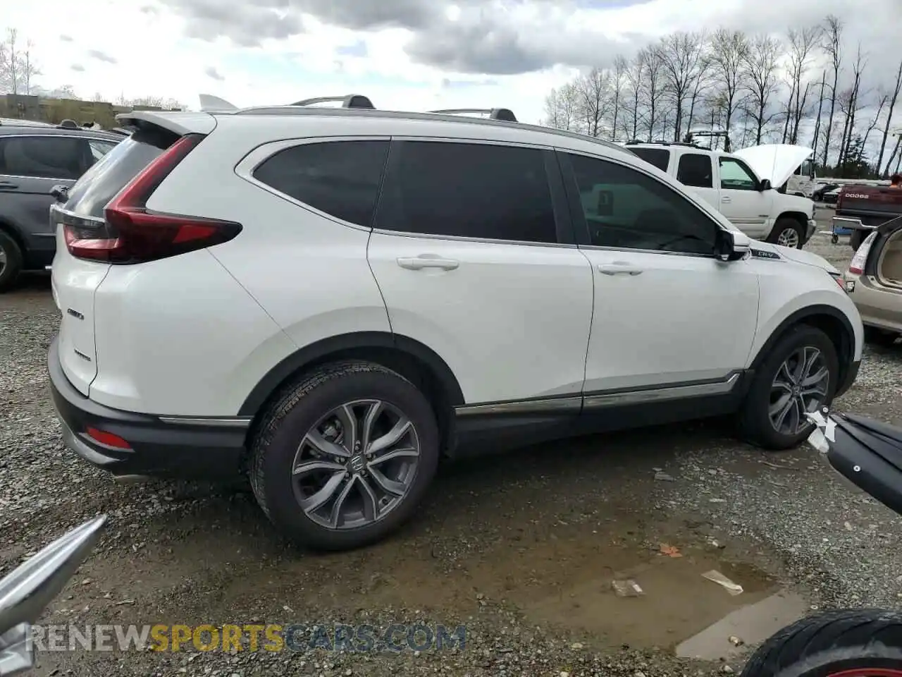 3 fotografías del automóvil dañado 2HKRW2H92MH614755 HONDA CRV 2021