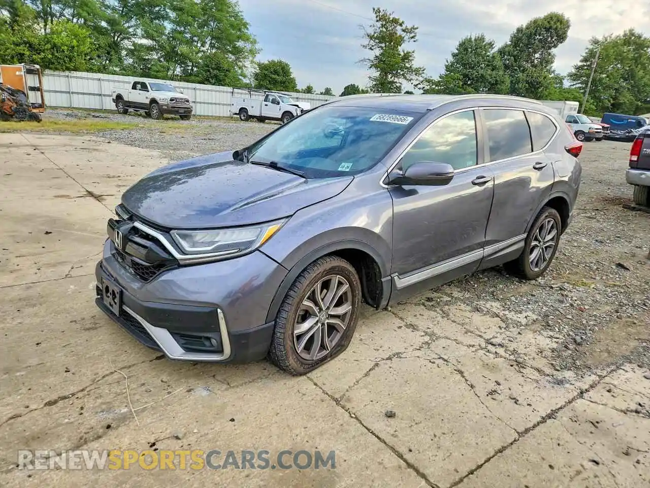 1 Photograph of a damaged car 2HKRW2H92MH679024 HONDA CRV 2021