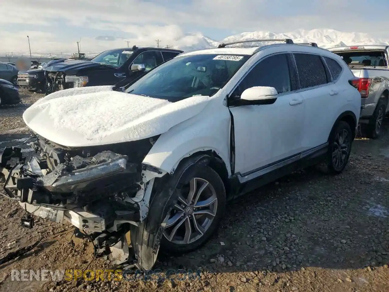 1 Photograph of a damaged car 2HKRW2H93MH638790 HONDA CRV 2021
