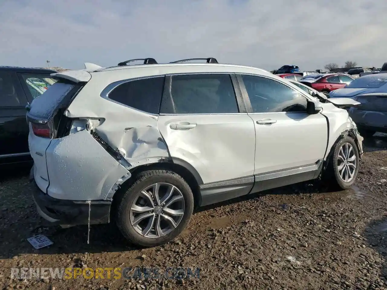 3 Photograph of a damaged car 2HKRW2H93MH638790 HONDA CRV 2021