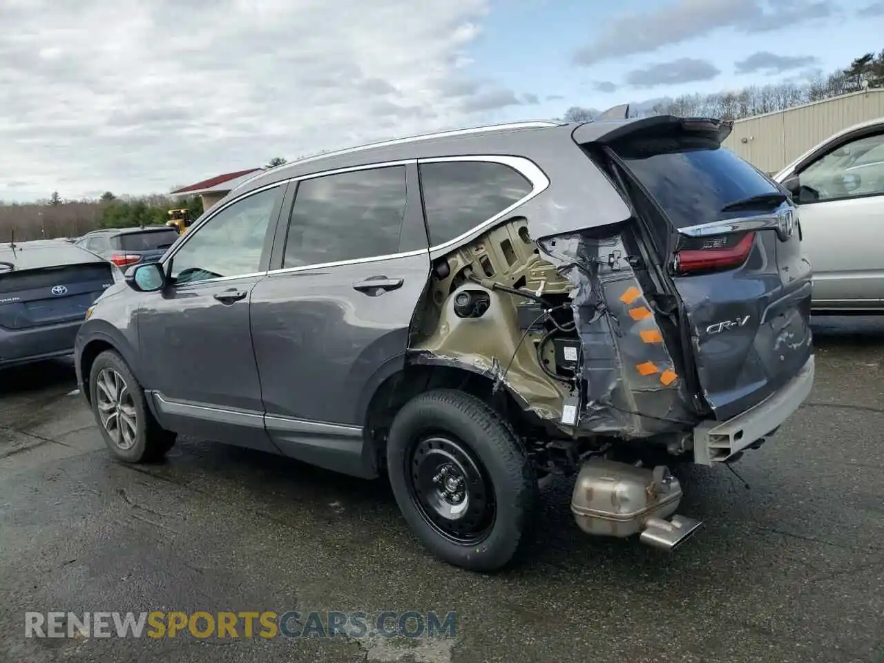 2 Photograph of a damaged car 2HKRW2H94MH641665 HONDA CRV 2021
