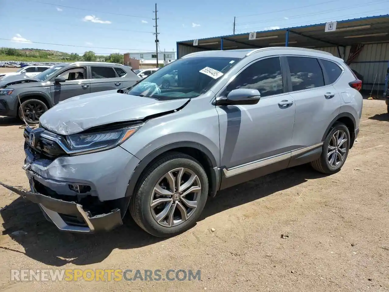1 Photograph of a damaged car 2HKRW2H94MH678683 HONDA CRV 2021