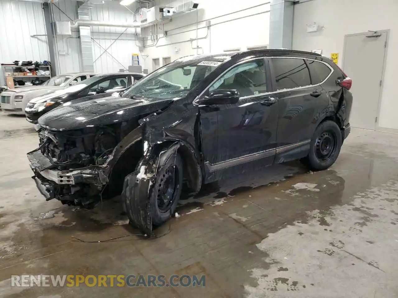1 Photograph of a damaged car 2HKRW2H95MH201177 HONDA CRV 2021