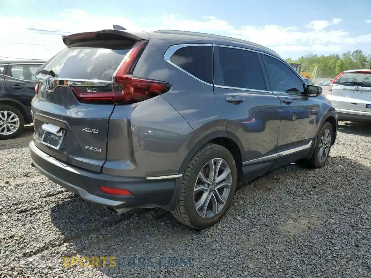 3 Photograph of a damaged car 2HKRW2H95MH675002 HONDA CRV 2021