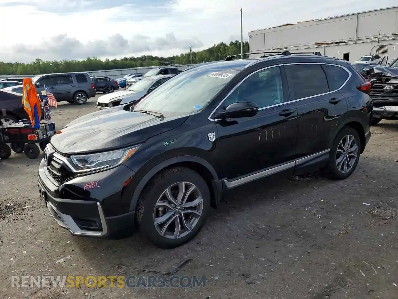 1 fotografías del automóvil dañado 2HKRW2H98MH637778 HONDA CRV 2021