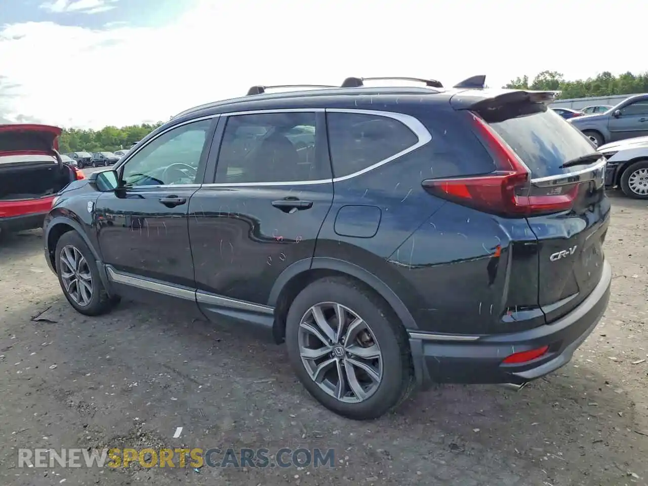 2 fotografías del automóvil dañado 2HKRW2H98MH637778 HONDA CRV 2021