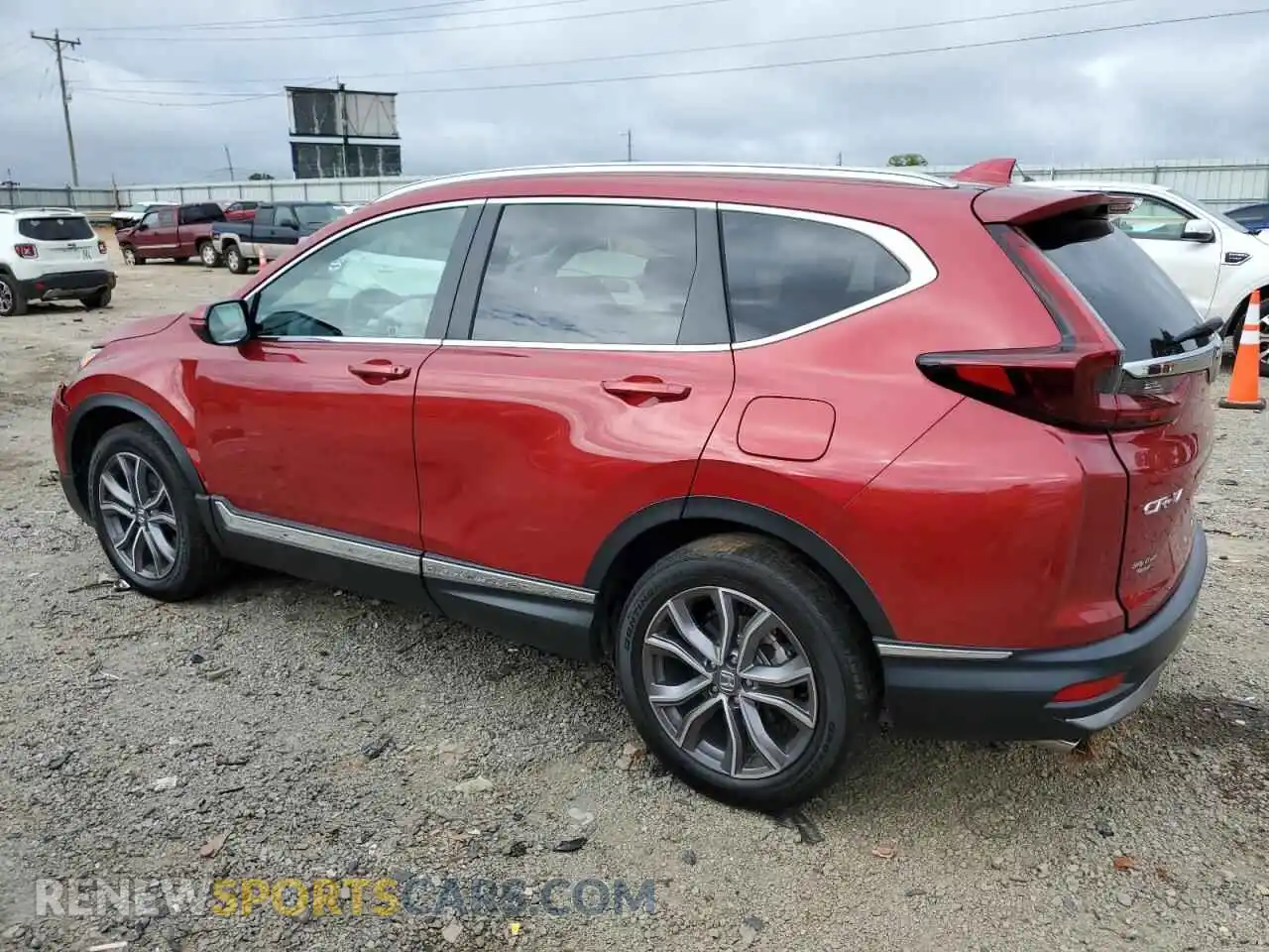 2 Photograph of a damaged car 2HKRW2H98MH657948 HONDA CRV 2021